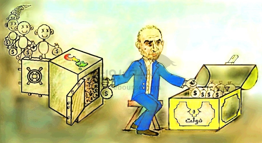کاریکاتور/ درآمدزایی ۳۰ هزار میلیارد تومانی دولت از بورس