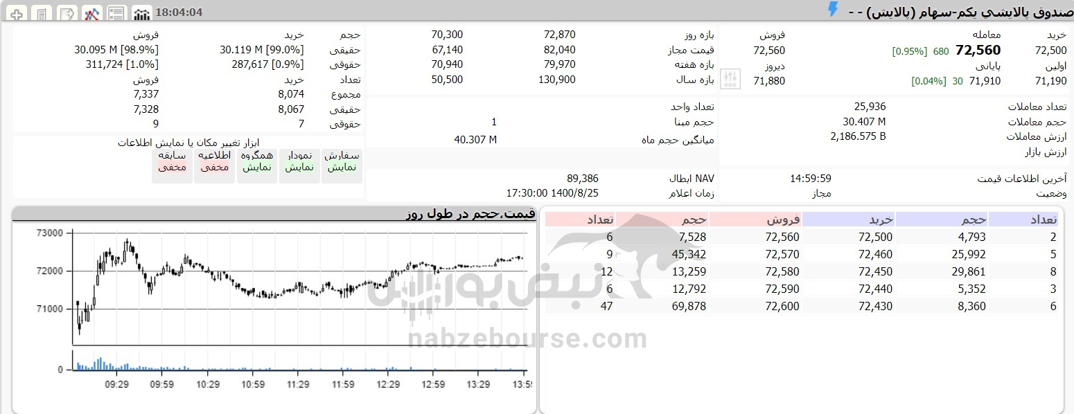 رشد ETF ها در روز افت بازار سرمایه