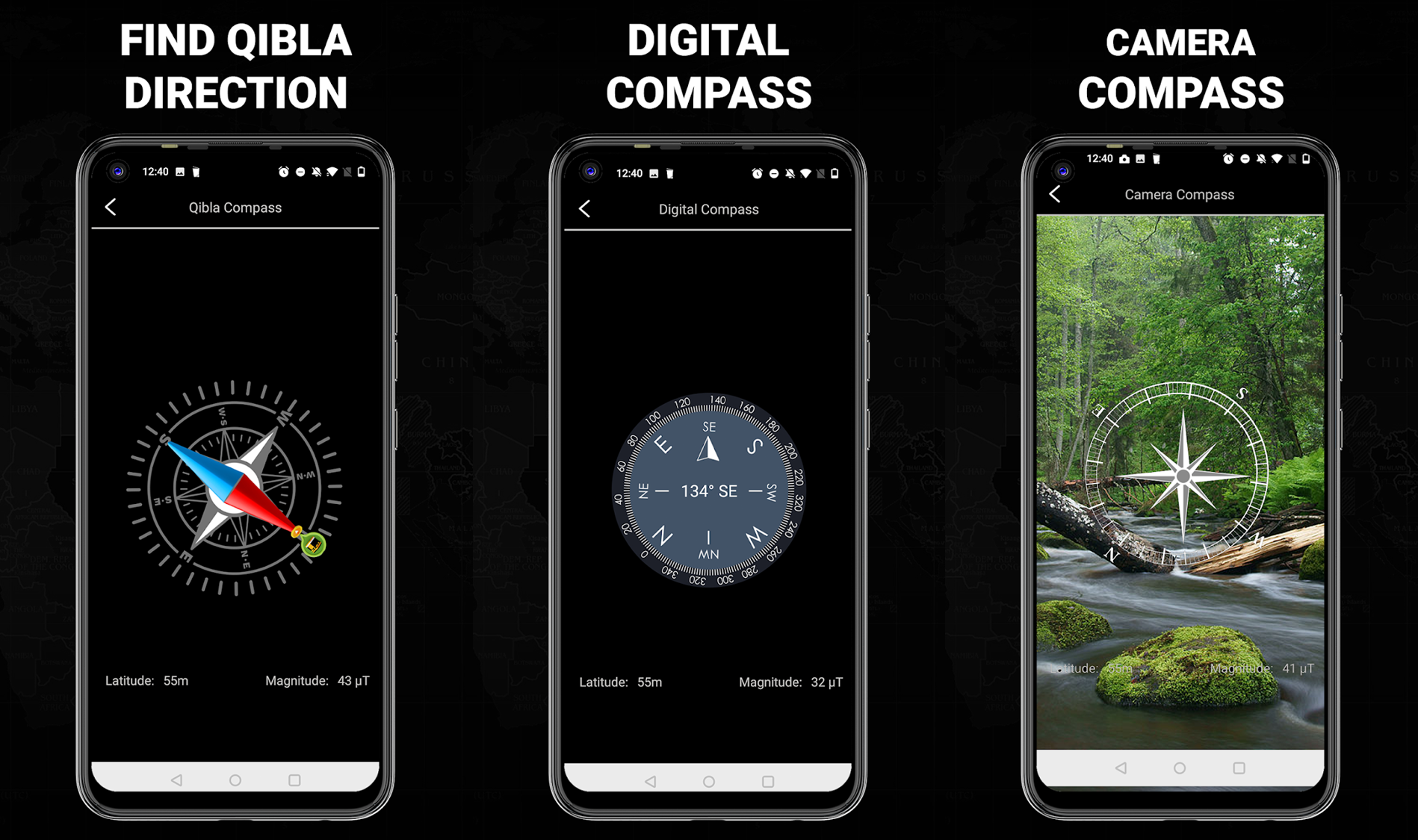 اپلیکیشن Digital Compass - Level Tool توسط Trusted Apps Tech