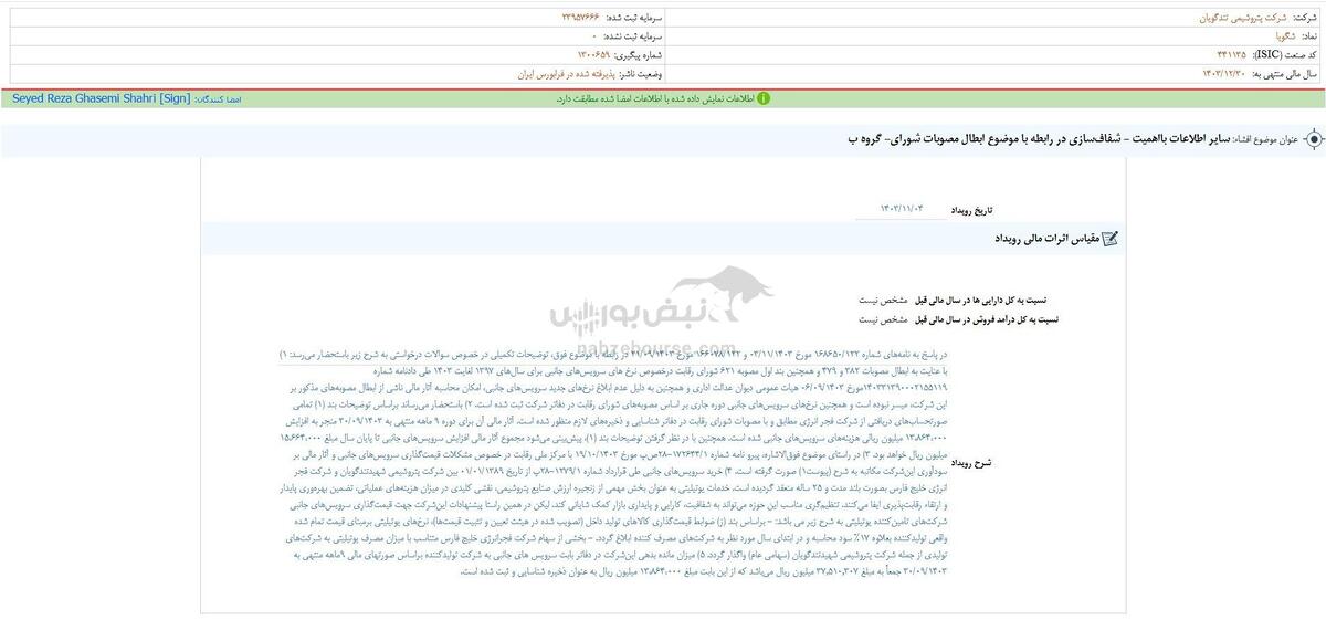 بازگشایی پتروشیمی ها نزدیک شد | شجم بعد از شگویا شفاف سازی کرد