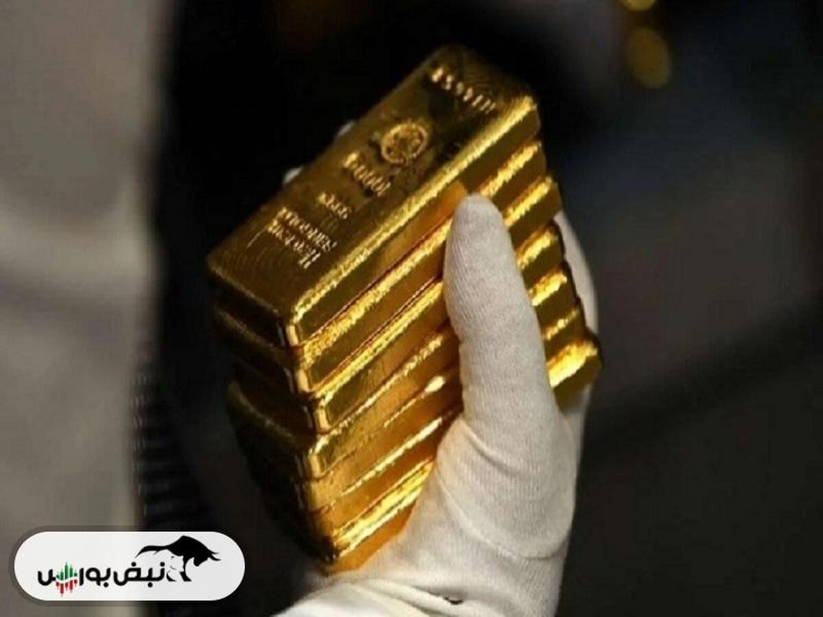 بهای طلا امروز جمعه در بازار‌های جهانی