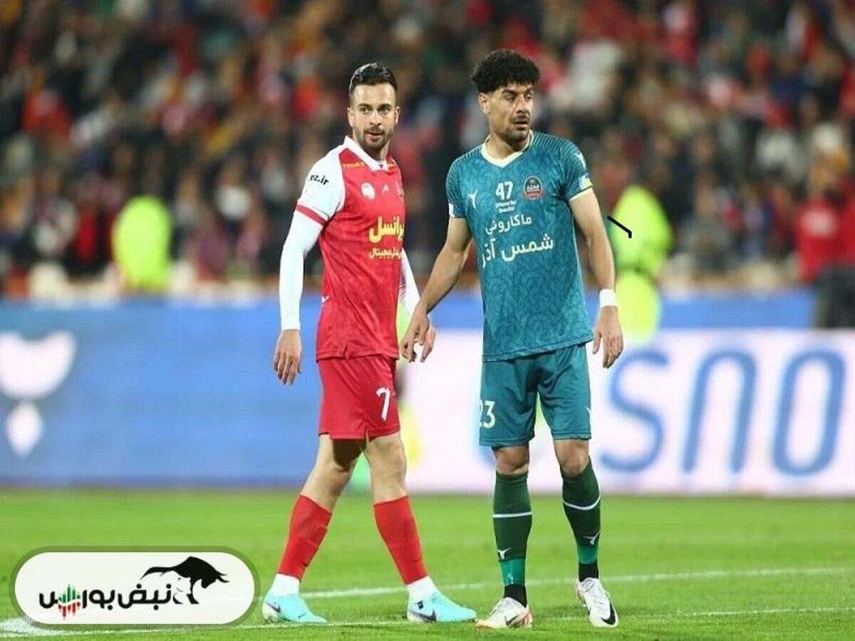 بازی پرسپولیس مقابل شمس آذر