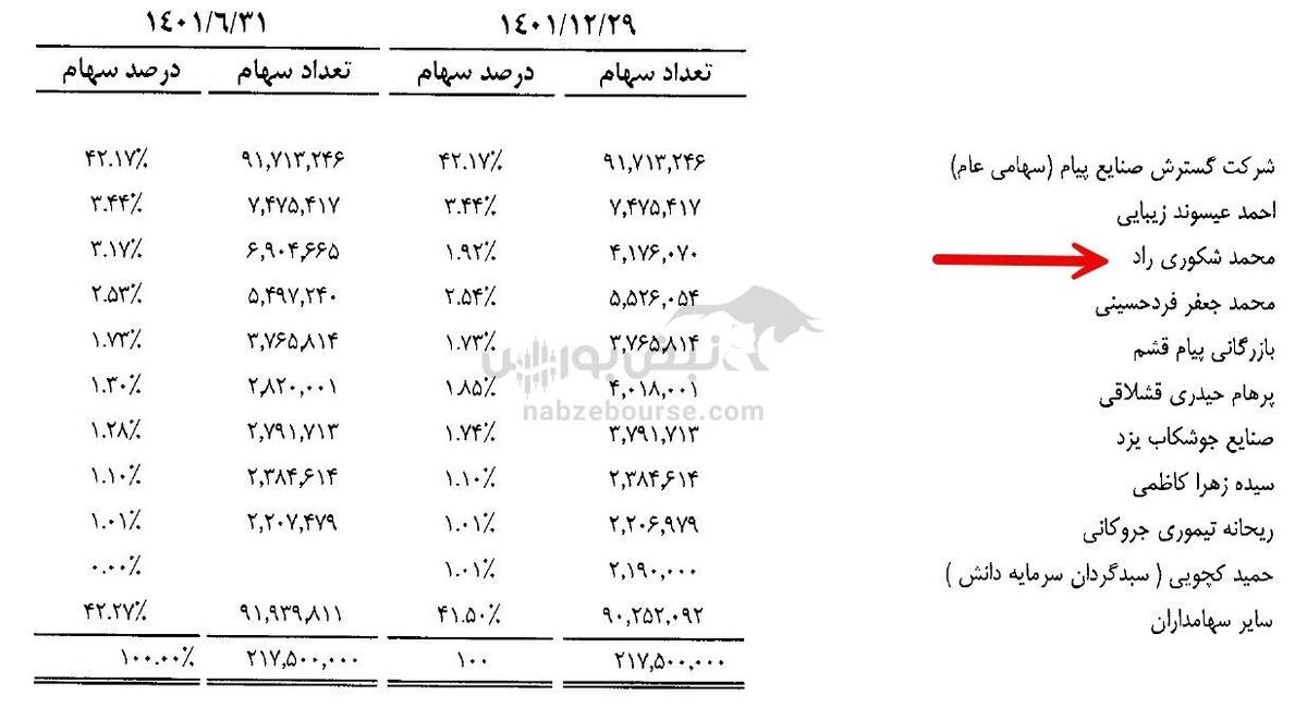 سهامداری که ۱۷.۵ میلیارد تومان در نیان فروخت کیست؟ | چرا نام او در صورت های مالی نیان نیست؟