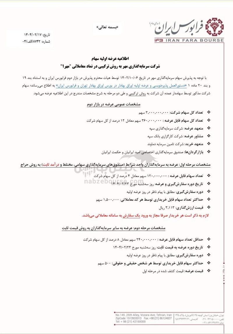 وقتی در برای مسئولین فرابورس روی یک پاشنه می چرخد: