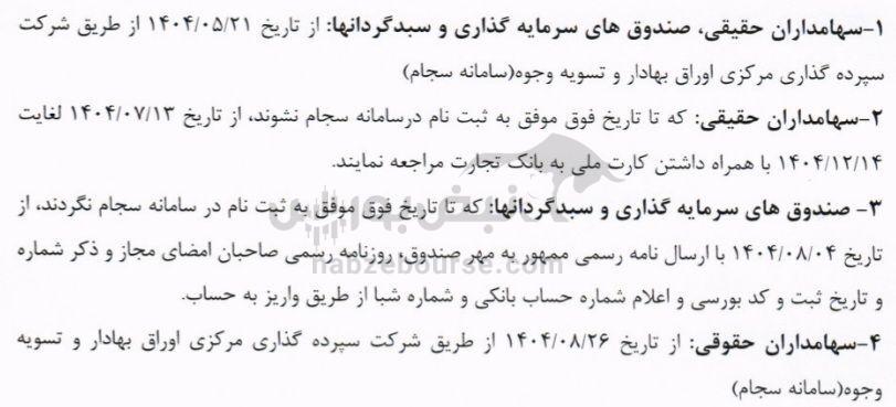 مجمع شتران ۱۴۰۴ | میزان سود شتران و زمان واریز سود