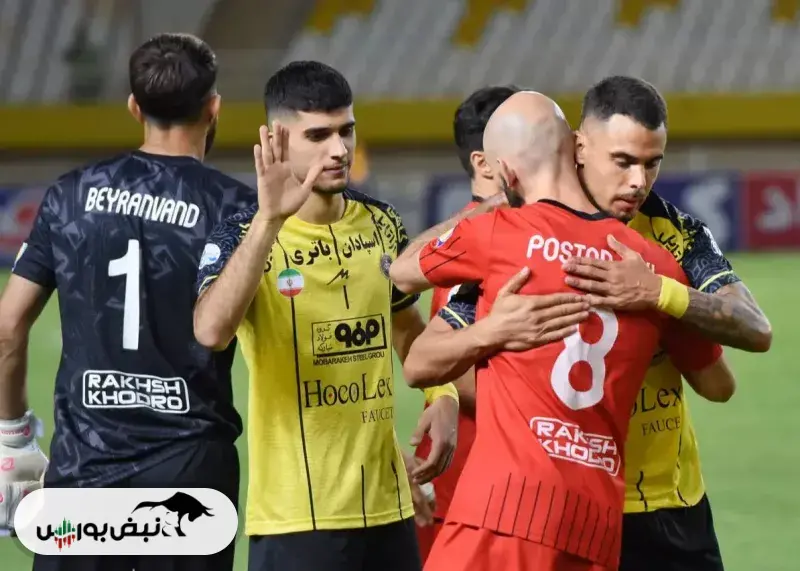 خلاصه بازی سپاهان 1 - تراکتور 2