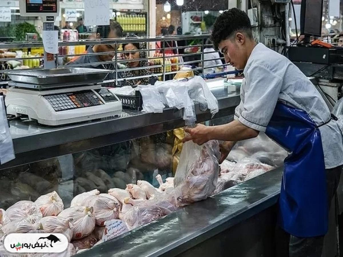 قیمت مرغ امروز ۱۴ آبان ۱۴۰۴