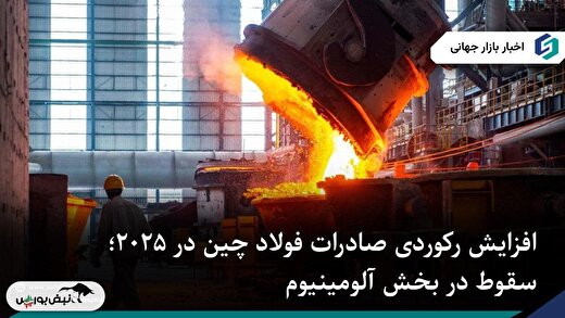 رکورد افزایش صادرات فولاد چین در ۲۰۲۵؛ سقوط عرضه آلومینیوم