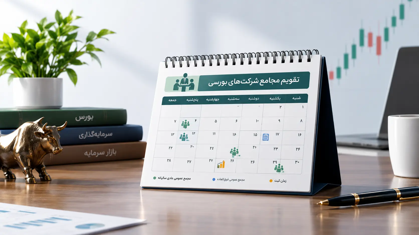 تقویم مجامع شرکت های بورسی
