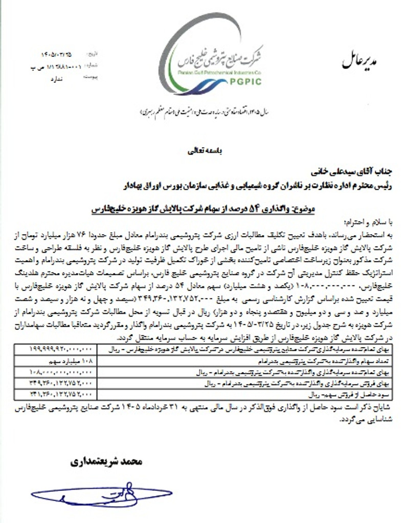 توقف نماد فارس به علت افشاي اطلاعات گروه الف