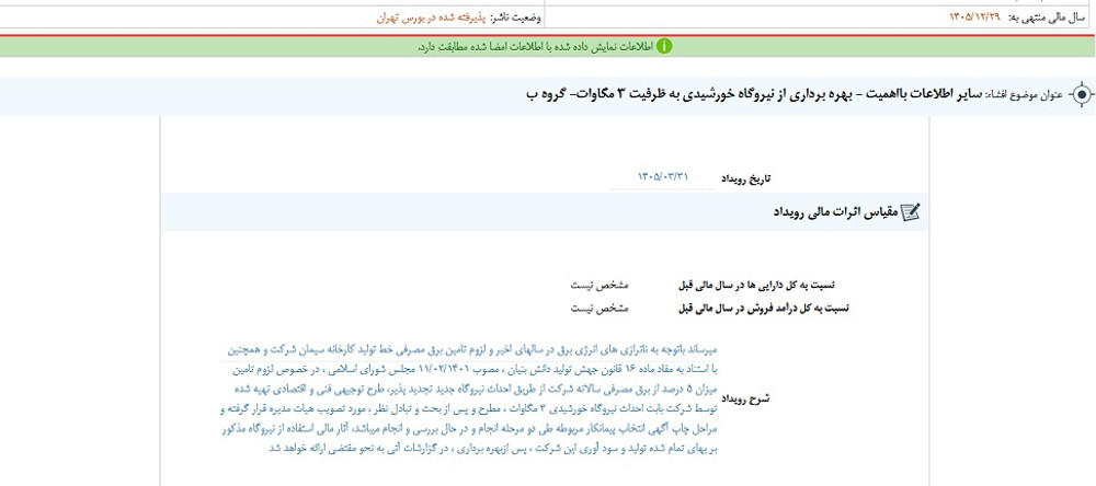 توقف نماد سخاش به دلیل افشاي اطلاعات بااهمیت