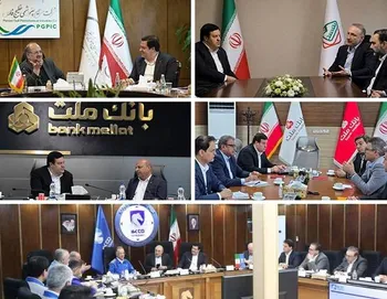 دیدار مدیرعامل بانك ملت با مدیران ۱۰ مجموعه بزرگ تولیدی و صنعتی كشور با هدف حمایت از تولید و اشتغال