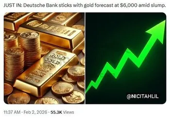 دویچه‌بانک: هدف ۶۰۰۰ دلاری طلا پابرجاست، افت‌ها موقتی‌اند