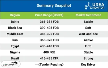 خلاصه وضعیت بازار جهانی اوره