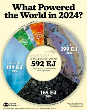 ۸۶ درصد جهان هنوز اسیر سوخت‌های فسیلی؛ تنها ۱۳٪ جهان جهان در اختیار انرژی‌های پاک!