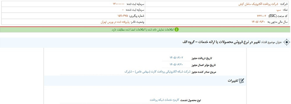 توقف نماد سپ به علت افشای اطلاعات گروه الف