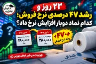 ۲۳ روز و رشد ۴۷ درصدی نرخ فروش؛ کدام نماد دوبار افزایش نرخ داد؟