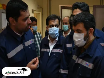 بازدید وزیر تعاون, کار و رفاه اجتماعی از کارخانه صبا فولاد خلیج فارس