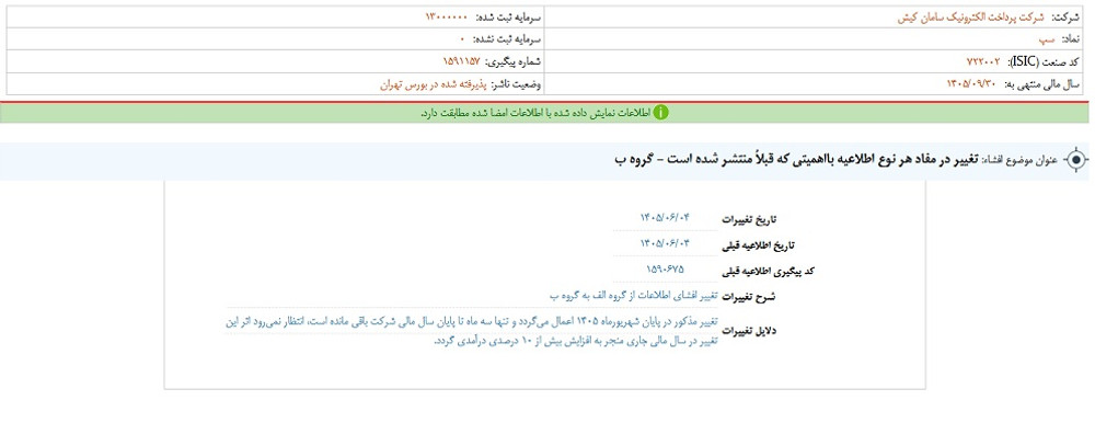 توقف نماد سپ به علت افشای اطلاعات گروه ب