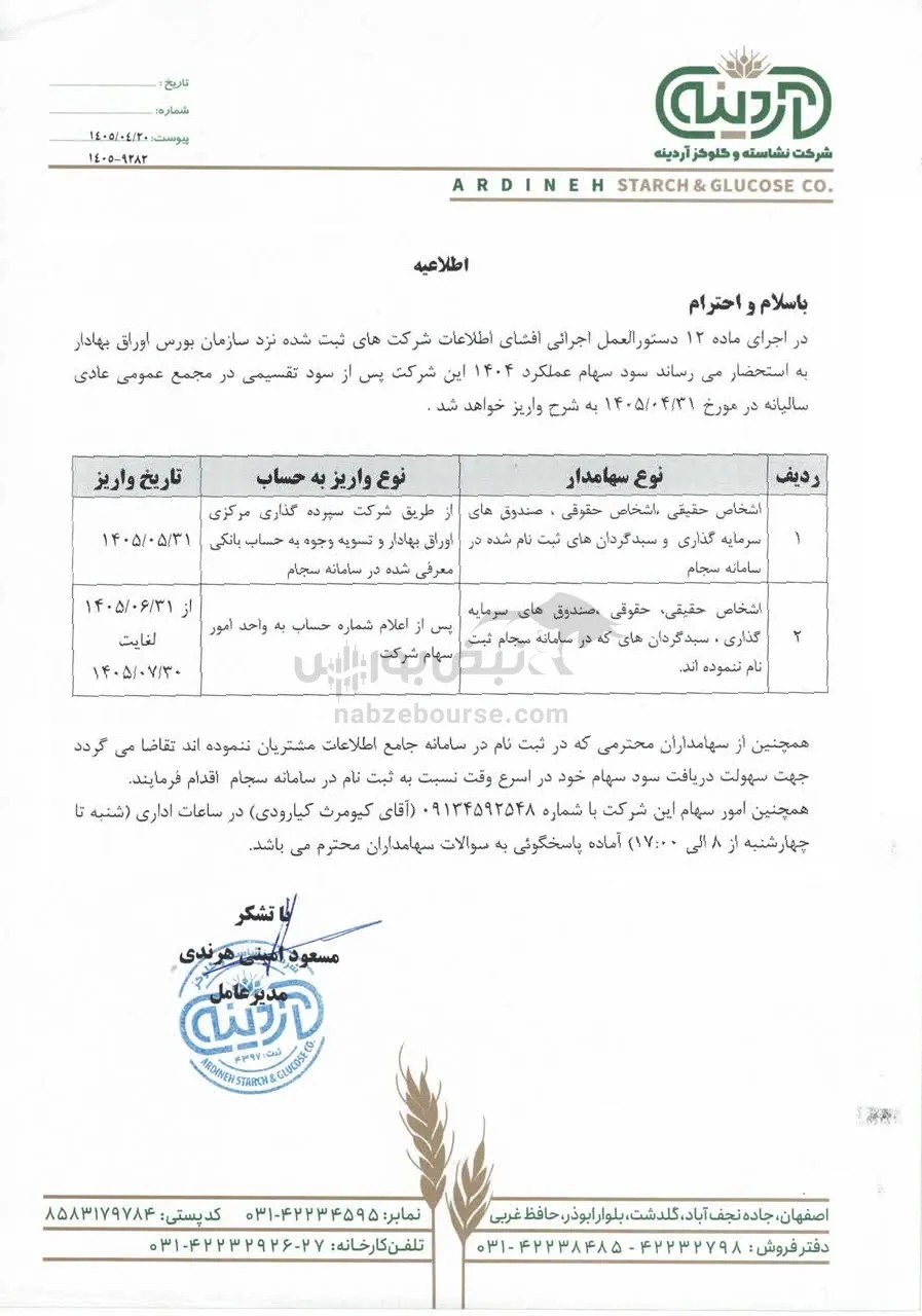 آردینه آردینه