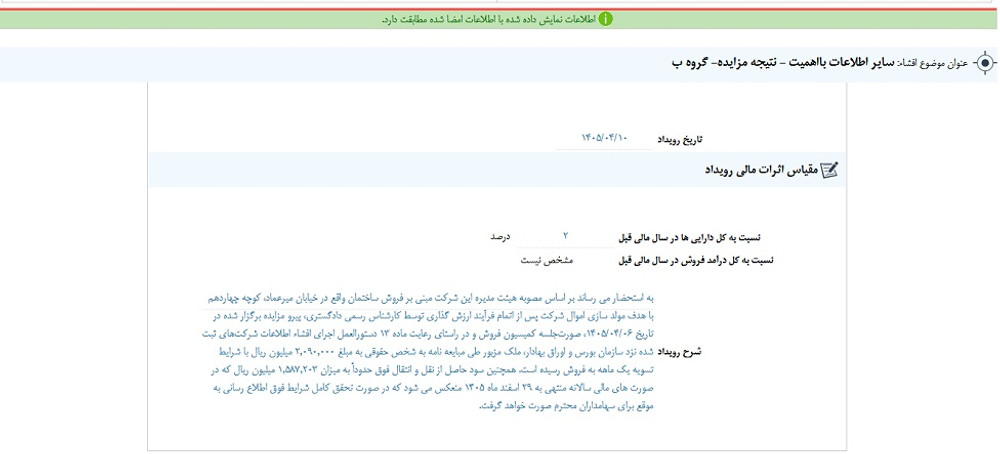 توقف نماد آسیاتک به علت افشای اطلاعات گروه ب