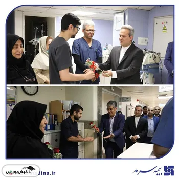 قدردانی بیمه سرمد از سپیدپوشان مهربانی