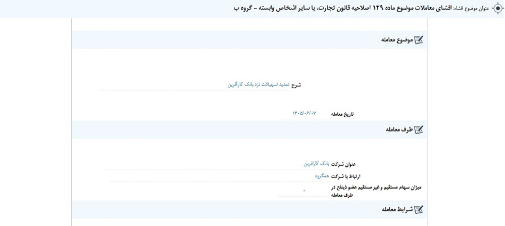 توقف نماد ولکار به علت افشای اطلاعات گروه ب
