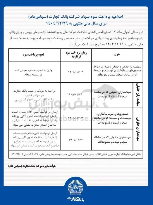 وتجارت