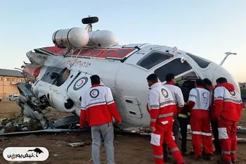 سقوط بالگرد هلال‌احمر در اشترانکوه لرستان | ماجرا چیست؟