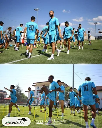 اولین تمرین استقلال در ترکیه