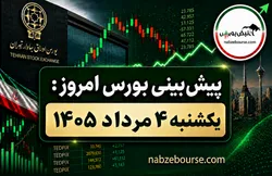 پیش بینی بورس امروز یکشنبه ۴ مرداد ۱۴۰۵ | رشد شاخص کل با محوریت پالایشی‌ها
