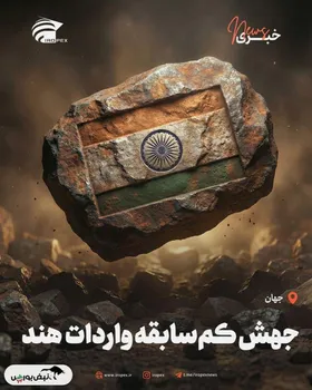 جهش کم‌سابقه واردات سنگ ‌آهن هند