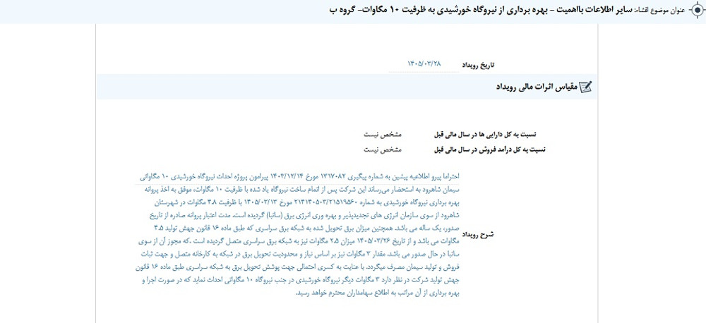 توقف نماد سرود به علت افشاي اطلاعات  گروه ب