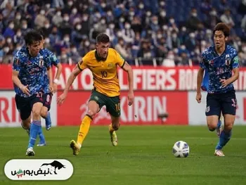 ساعت فوتبال ژاپن با استرالیا