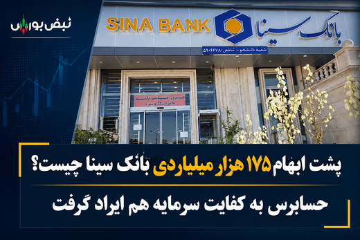 پشت ابهام ۱۷۵ هزار میلیاردی بانک سینا چیست؟ | حسابرس به کفایت سرمایه هم ایراد گرفت