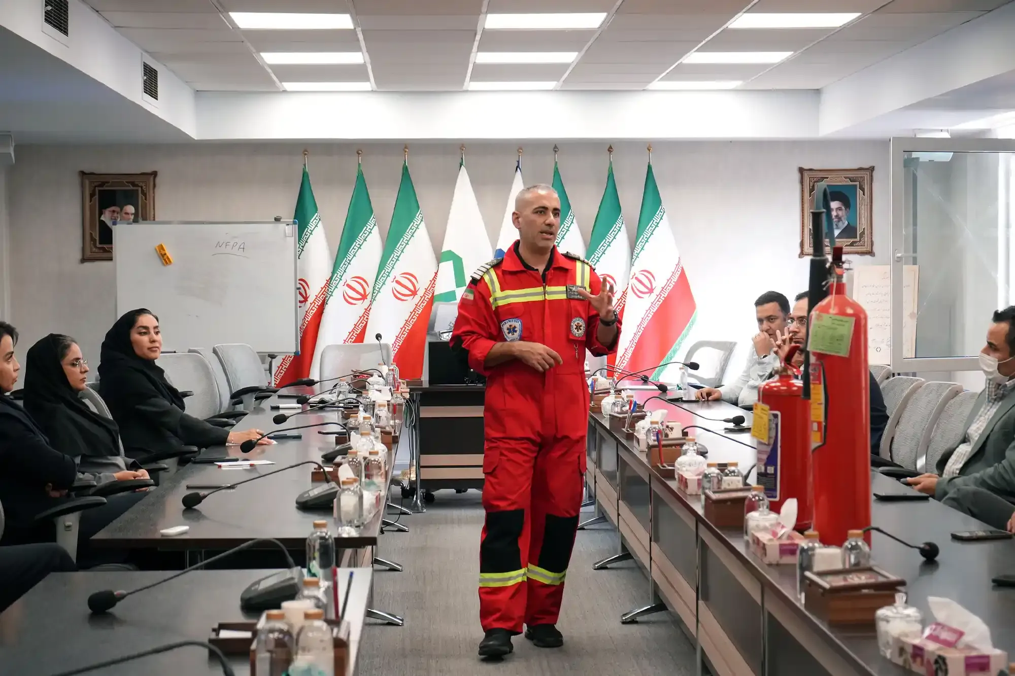 آموزشی واکنش در شرایط اضطراری با حضور کارکنان تاصیکو