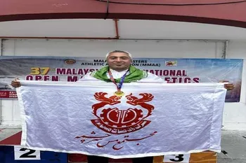 ورزشکار مجتمع مس سرچشمه قهرمان مسابقات دوومیدانی آسیا شد