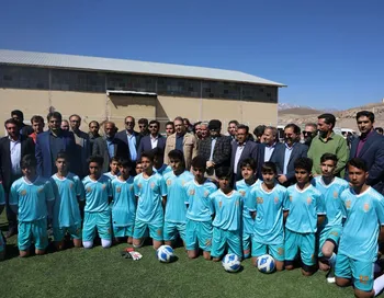 افتتاح آکادمی فوتبال رابر، فرصتی تازه برای نوجوانان مستعد منطقه است