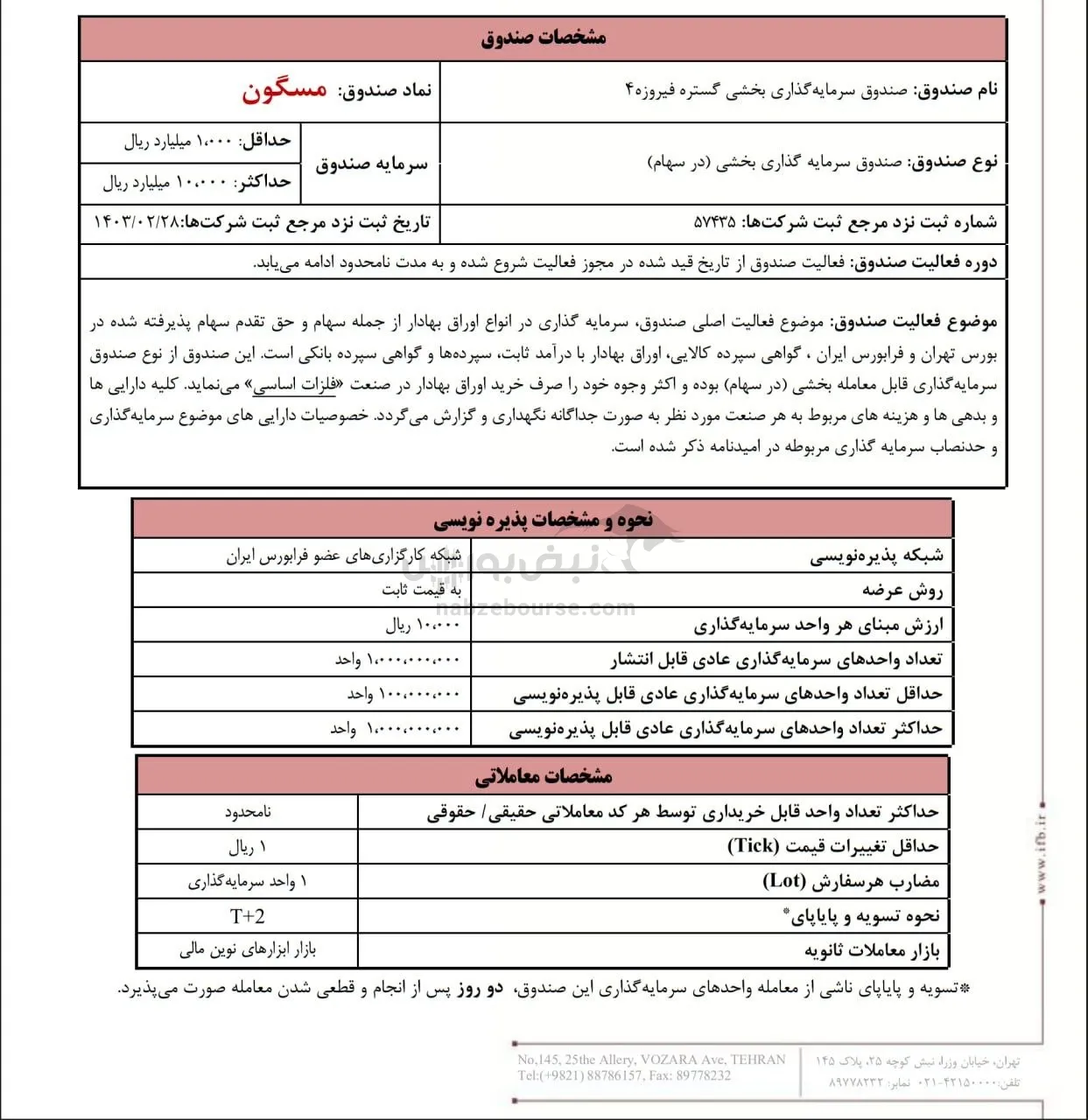 پذیره نویسی صندوق فلزات اساسی