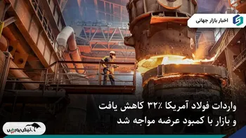 کاهش چشمگیر واردات فولاد آمریکا و فشار ادامه‌دار بر قیمت‌ها