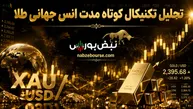 تحلیل تکنیکال انس جهانی طلا امروز سه شنبه ۲۲ اردیبهشت