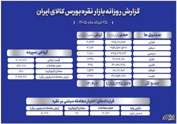 بازار نقره در ۲۵ خرداد؛ از صندوق‌ها تا گواهی سپرده و اختیار معامله