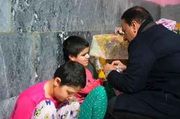 جهیز کارگاه ارتوپدی معلولان جنوب استان کرمان