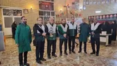 عرض ارادت به ساحت حضرت فاطمه معصومه(س) در مسجد سادات