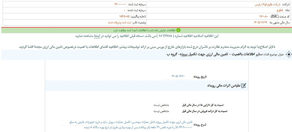 توقف نماد فطلوع به علت افشاي اطلاعات گروه ب