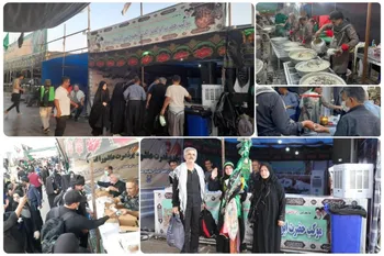 حضور مدیرعامل شرکت مس در کاروان خدمت رسانی زائران اربعین حسینی در کربلا