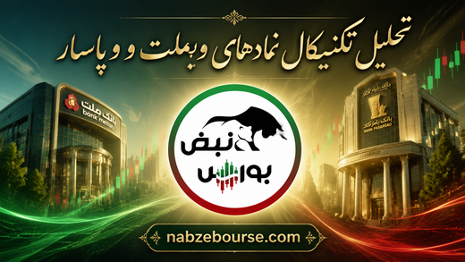 تحلیل تکنیکال قیمت بانک‌های ملت و پاسارگاد ۱۴ خرداد