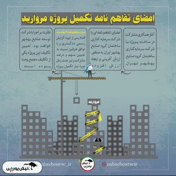 اینفوگرافیک/ امضای تفاهم نامه تکمیل پروژه مروارید