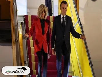 فیلم جنجالی مکرون | مکرون از همسرش کتک خورد