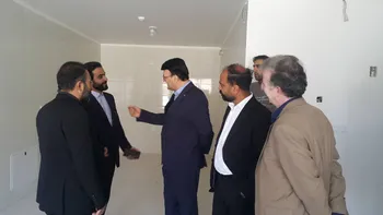 بازدید میدانی مدیرعامل ثرود و مدیرکل راه و شهرسازی چهارمحال‌وبختیاری از پروژه نهضت ملی مسکن شهرکرد